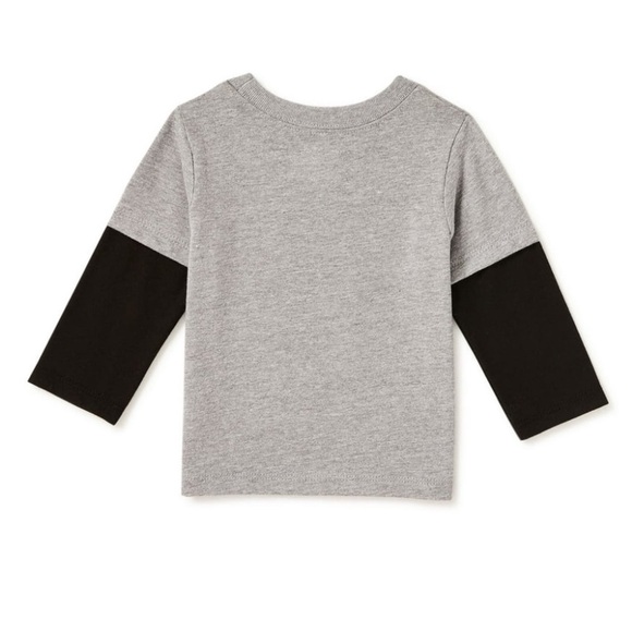 Garanimals Gray and Black Kids Shirt 0-3 Months New - Picture 2 of 3